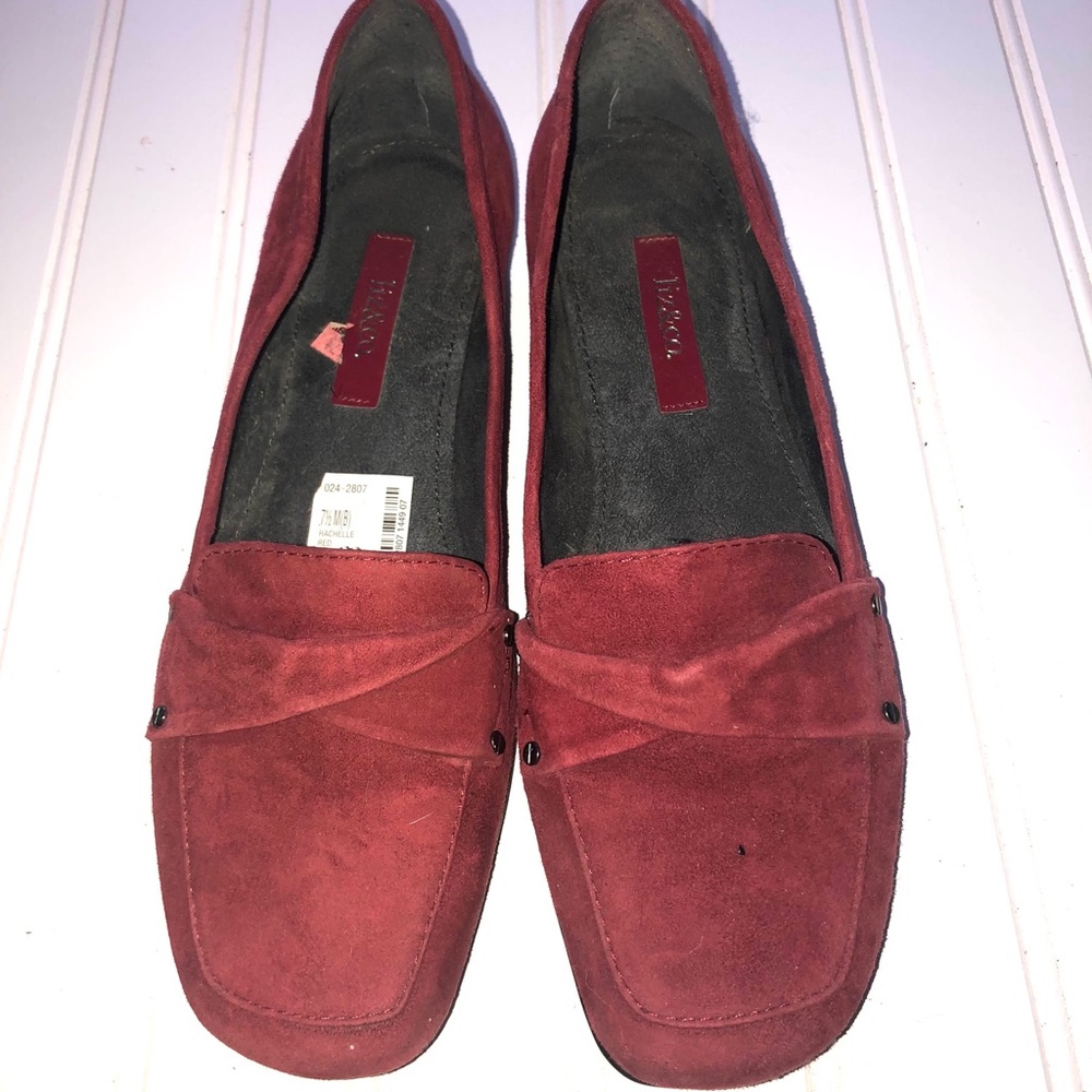 Liz&Co. Rachelle Maroon Ruby Red Shoes Size 7.5M